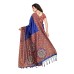 VOILA Printed Mysore Art Silk Saree Blue